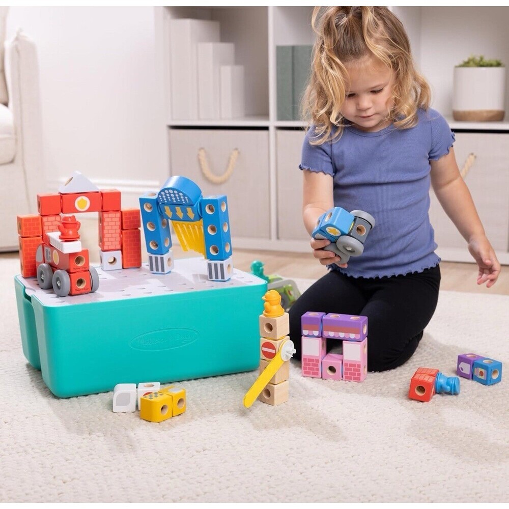 Blockables Melissa and Doug New Wooden Building Blocks Toy Toddler Pre-k